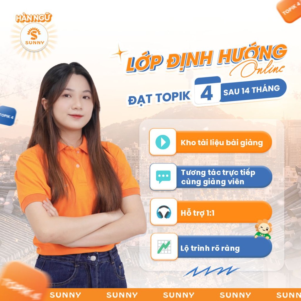 Học viên học tiếng Hàn online cùng SUNNY