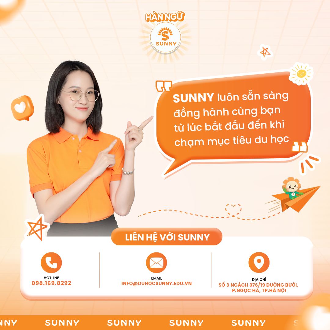 Liên hệ Hàn Ngữ SUNNY