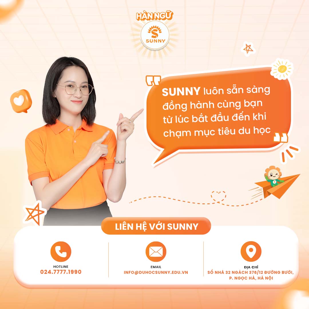 Liên hệ Hàn Ngữ SUNNY
