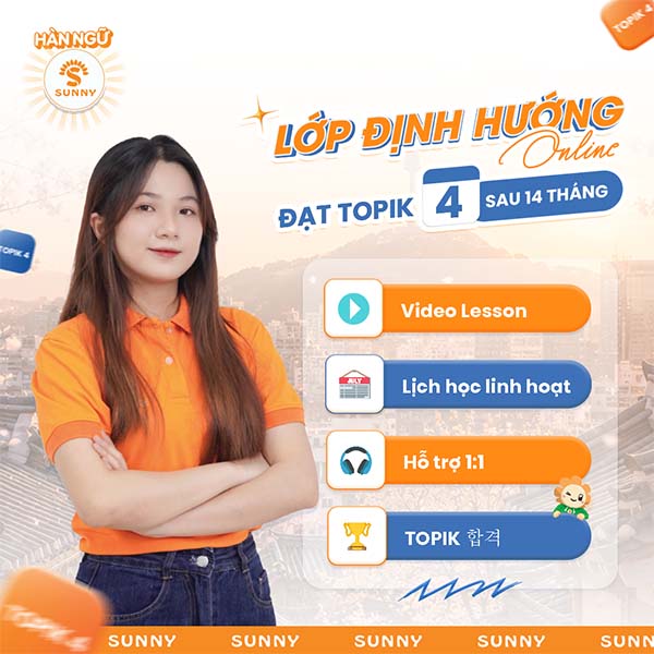 Học viên học tiếng Hàn online cùng SUNNY